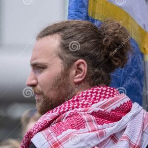 NWT Red & White Patterned Palestinian Keffiah Scarf Palestinian Keffieh/Kufiya